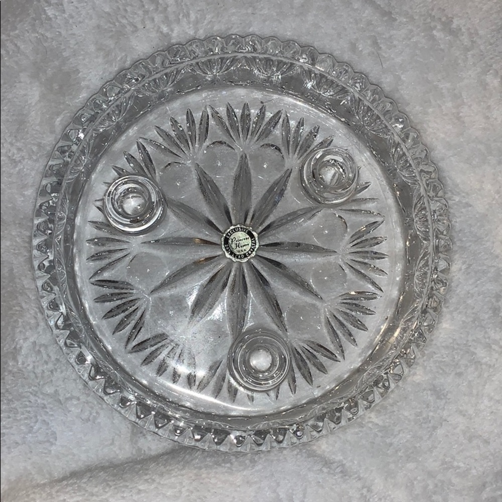 Vintage Princess House Crystal Candle Holder